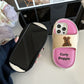 Cute 3D Funny Dog Slippers Phone Case for iPhone - Nice Gift