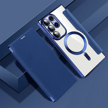 📱𝐋𝐢𝐦𝐢𝐭𝐞𝐝 𝐓𝐢𝐦𝐞 𝐅𝐫𝐞𝐞 𝐒𝐡𝐢𝐩𝐩𝐢𝐧𝐠⏰️2025 New leather textured flip mobile phone case for Samsung