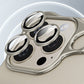 Special-Shaped Metal Corner Pad Anti-Fall Phone Case for iPhone (Free lens film)