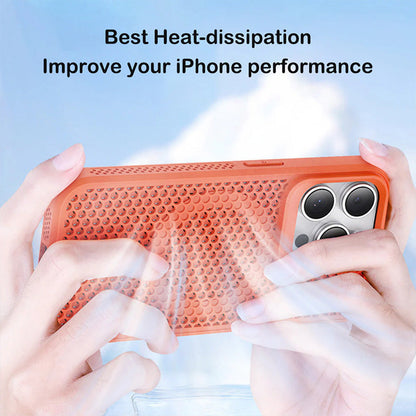 🔥Limited Sale🔥Honeycomb Matrix Cooling Magnetic Phone Case For iPhone