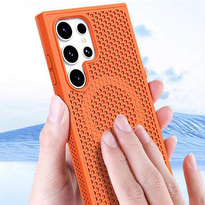 Magnetic Breathable Mesh Phone Case for Samsung