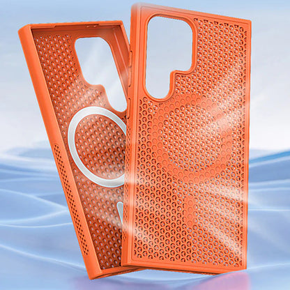 Magnetic Breathable Mesh Phone Case for Samsung