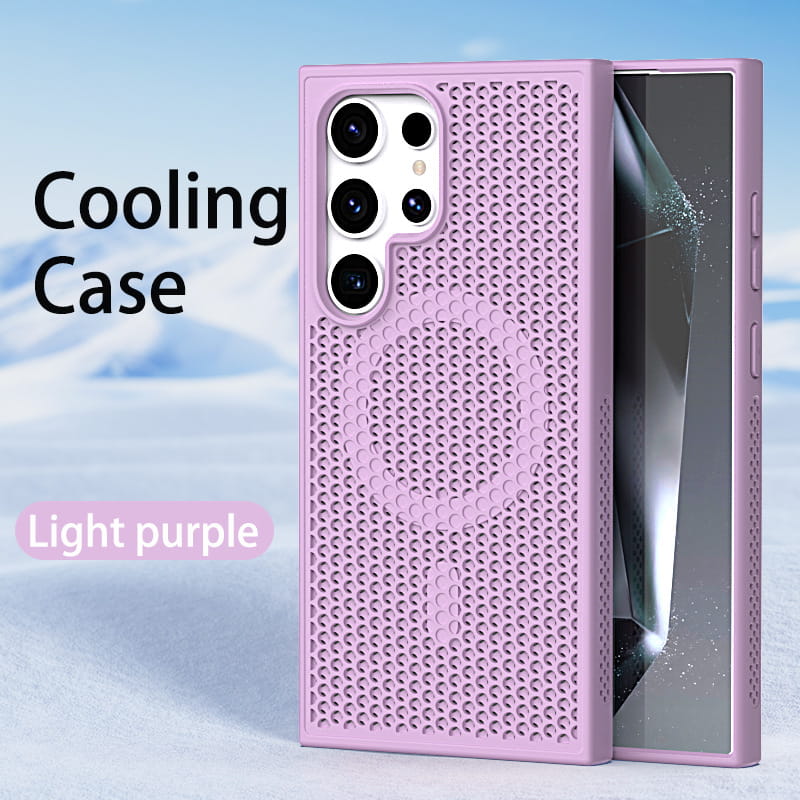Magnetic Breathable Mesh Phone Case for Samsung
