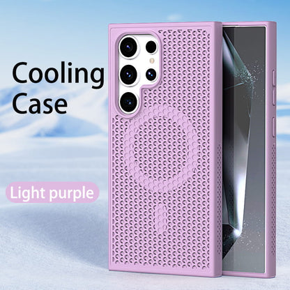 Magnetic Breathable Mesh Phone Case for Samsung