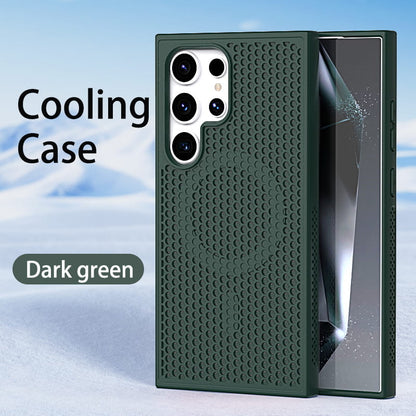 Magnetic Breathable Mesh Phone Case for Samsung