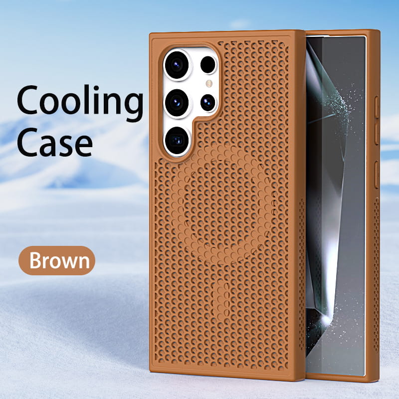 Magnetic Breathable Mesh Phone Case for Samsung
