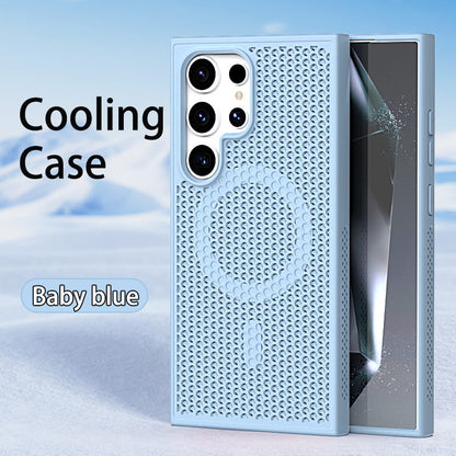 Magnetic Breathable Mesh Phone Case for Samsung