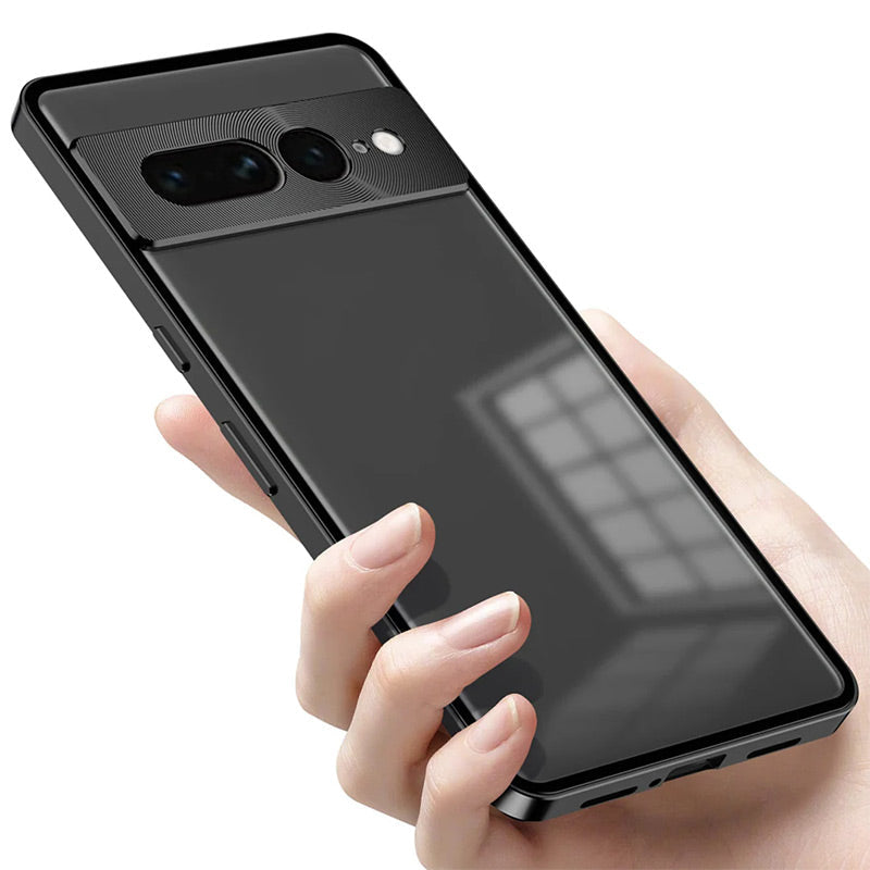 Funda de aluminio magnética con protección de cámara para la serie Google Pixel