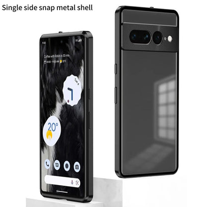 Funda de aluminio magnética con protección de cámara para la serie Google Pixel