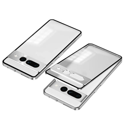 Funda de aluminio magnética con protección de cámara para la serie Google Pixel