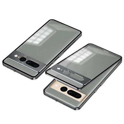 Funda de aluminio magnética con protección de cámara para la serie Google Pixel
