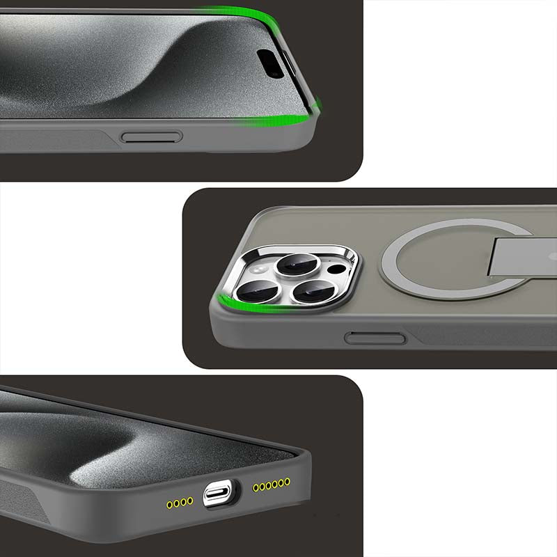 🔥Magnetic KickStand Shockproof Phone Case for iPhone 13-16