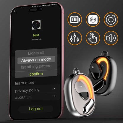 Open Ear Earbuds with Light for Running