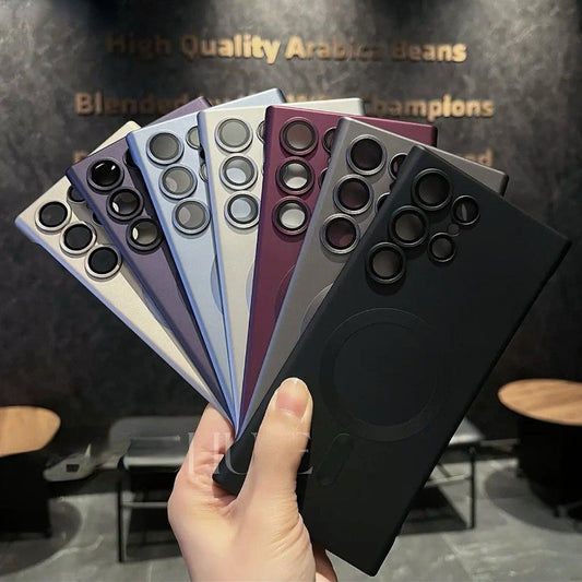 Frameless Anti-Scratch Matte Magnetic Phone Case - Samsung