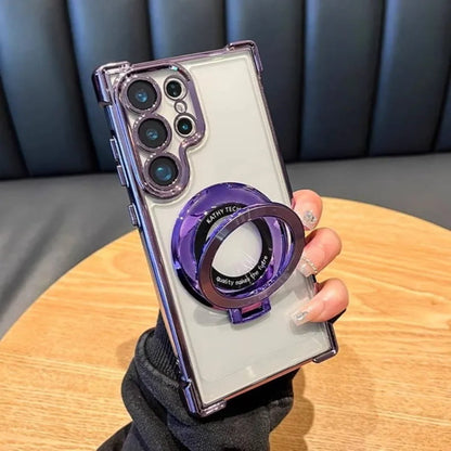 Anti-fall Phone Case with Invisible Ring Stand for Samsung（Series S22-25）