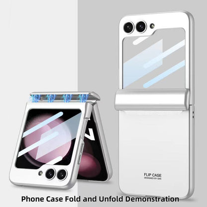 Full Coverage Anti-fingerprint Magnetic Hinge & Screen Protective Case