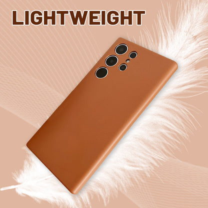 Shockproof Faux Leather Phone Case For Samsung S22-24 Series