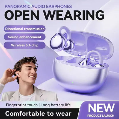 🔥Hot Sale 50% OFF💕 Lightweight Open Ear Clip Bluetooth Headphones