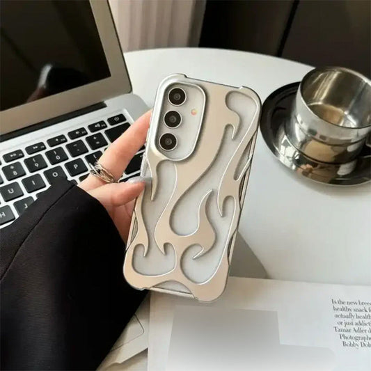 Hollow Flame Design Heat Dissipation Case for Samsung S22-25 Series