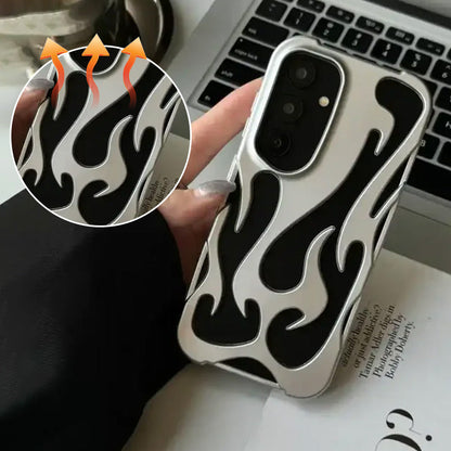 Hollow Flame Design Heat Dissipation Case for Samsung S22-25 Series