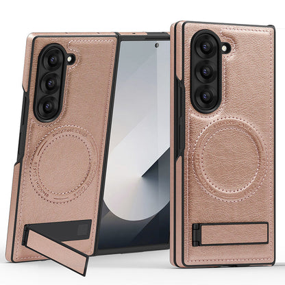 Luxury Magnetic PU Leather Case for Samsung Galaxy Z Flip /Fold 3-6 Series