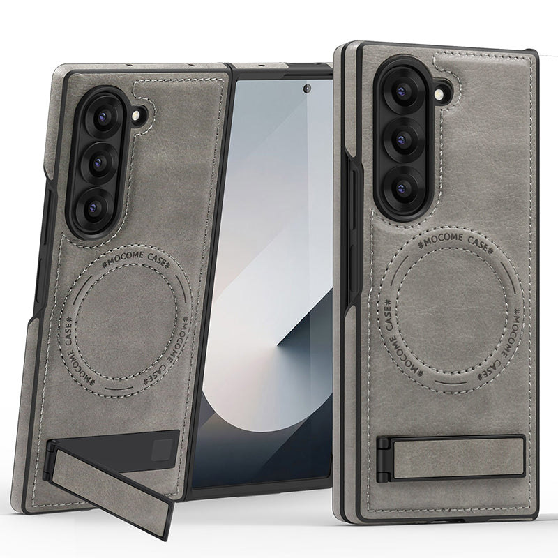 Luxury Magnetic PU Leather Case for Samsung Galaxy Z Flip /Fold 3-6 Series