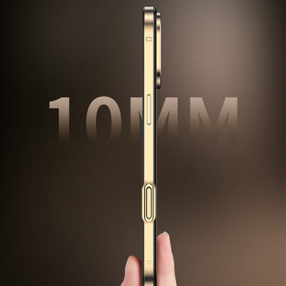 Premium Silicone Metal Frame for iPhone 16-13 Series