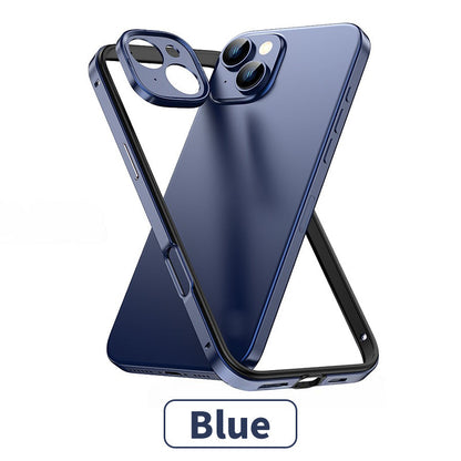 Premium Silicone Metal Frame for iPhone 16-13 Series