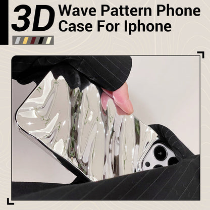 3D Wave Pattern Phone Case for iPhone
