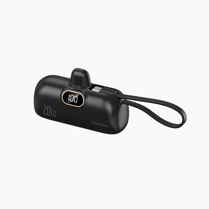 Banc Cumhachta Carger Iniompartha Mini 5000mAh le haghaidh Fón