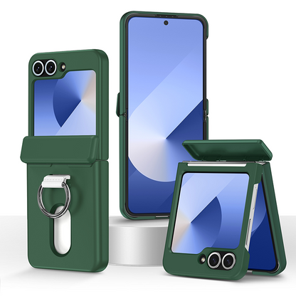 Galaxy Z Flip Series Vault Shield Card Holder Ring Case