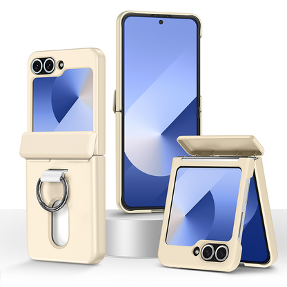 Galaxy Z Flip Series Vault Shield Card Holder Ring Case