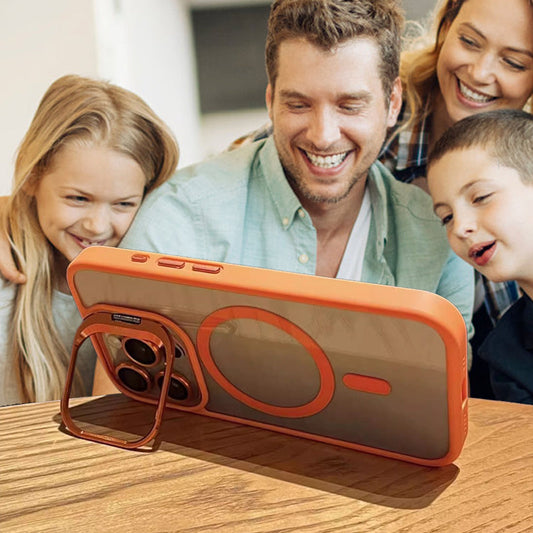 🏆 Last Day Special Price $14.99!!!⚡ Magnetic Phone Case with Stand for iPhone Series – Strong MagSafe Compatibility, Foldable Kickstand Design, Shockproof & Scratch-Resistant 🛡️