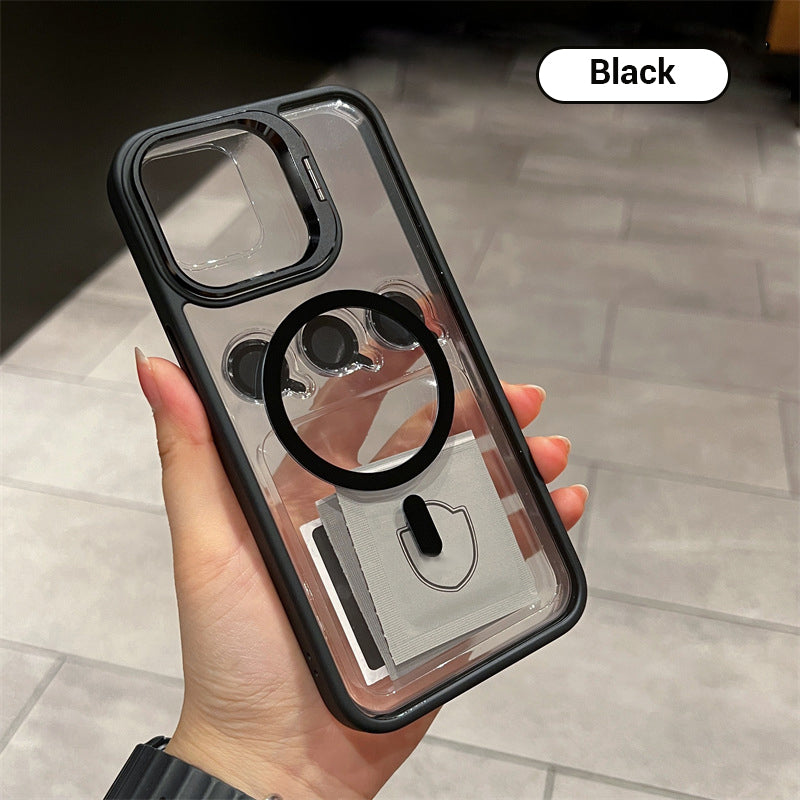 🏆 Last Day Special Price $14.99!!!⚡ Magnetic Phone Case with Stand for iPhone Series – Strong MagSafe Compatibility, Foldable Kickstand Design, Shockproof & Scratch-Resistant 🛡️