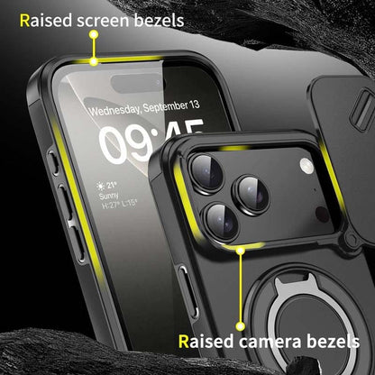 🔥Magnetic Phone Case with Ring Stand For iPhone.airbag military protection