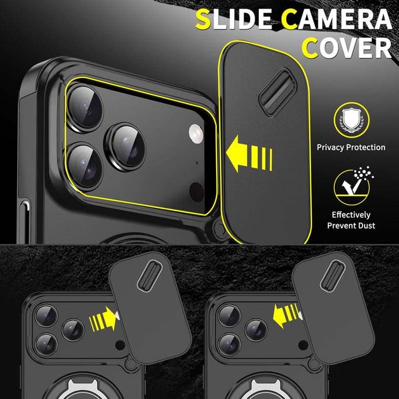 🔥Magnetic Phone Case with Ring Stand For iPhone.airbag military protection
