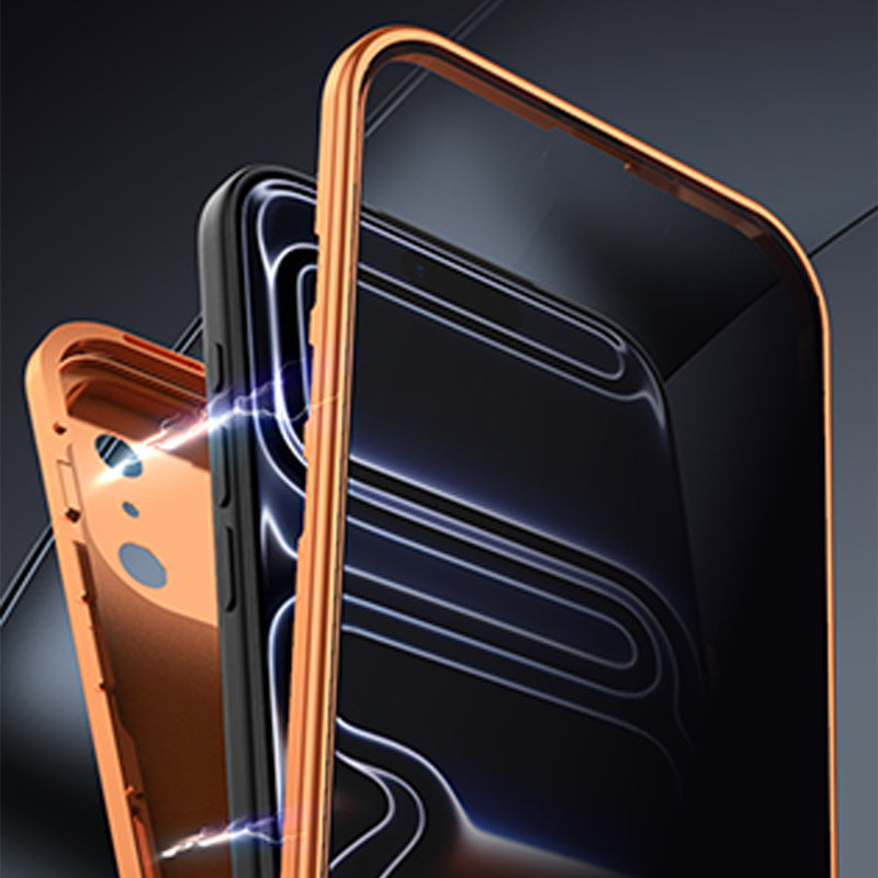 Magnetic Full Body Metal Case with Screen Protector for 17 Series