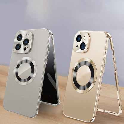 Magnetic Full Body Metal Case with Screen Protector for 17 Series