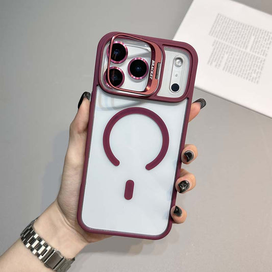 Magnetic Phone Case with Lens Stand