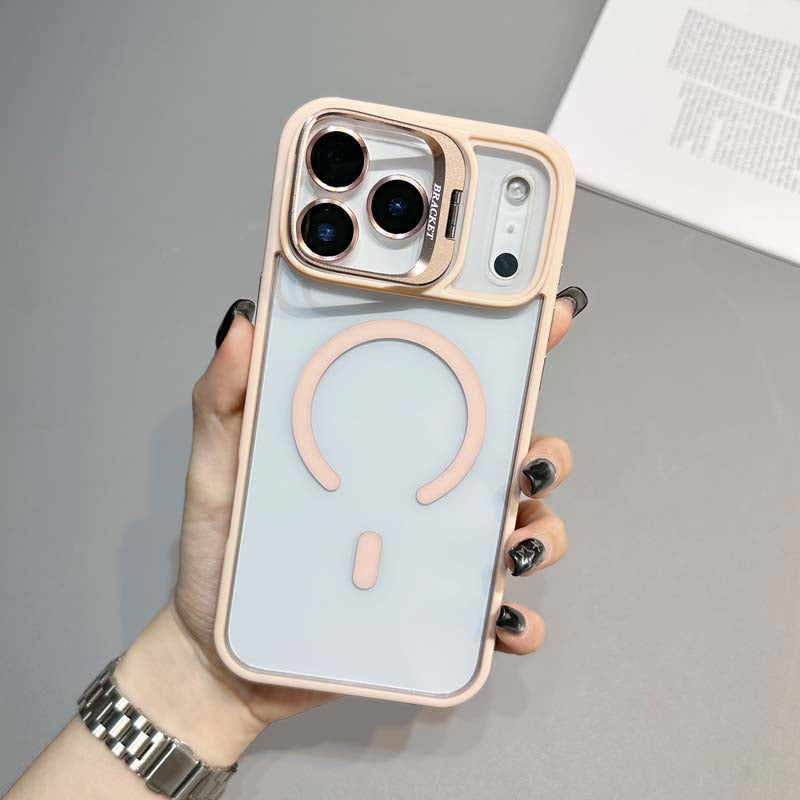 Magnetic Phone Case with Lens Stand