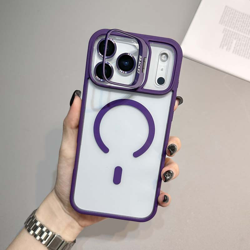 Magnetic Phone Case with Lens Stand