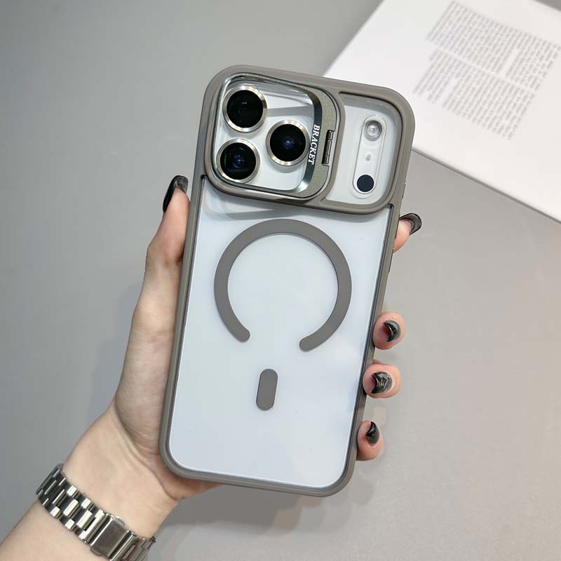 Magnetic Phone Case with Lens Stand