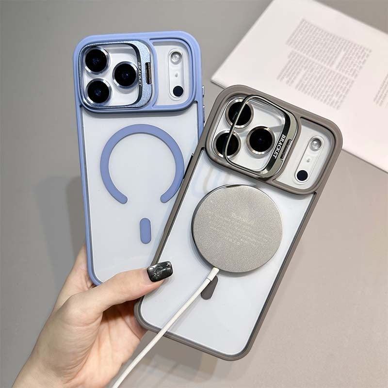Magnetic Phone Case with Lens Stand