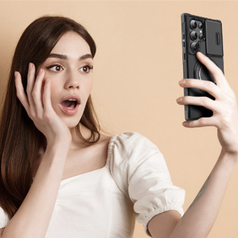 Orange and pink are sold out! 🥳 2026 Hot Seller 🥳💞 Over 50,000 units sold! 🎬🔥 50% off! Samsung 3-in-1 Magnetic Phone Case – Plug and play stand + camera bump protection + all-around protection. Your all-around everyday shield. 🛡️🧲