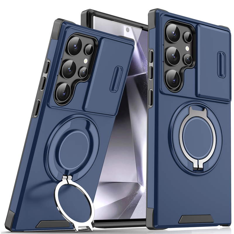 Orange and pink are sold out! 🥳 2026 Hot Seller 🥳💞 Over 50,000 units sold! 🎬🔥 50% off! Samsung 3-in-1 Magnetic Phone Case – Plug and play stand + camera bump protection + all-around protection. Your all-around everyday shield. 🛡️🧲