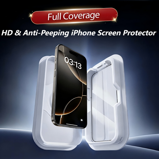 🥳2026 HOT SALE🥳💞50K+ SOLD!💥📱👀 50% OFF! Anti-Peeping Screen Protector – Full coverage, HD clear. Blocks side views, keeps your info private. Easy install with foolproof box. Safe & secure. 🛡️✨