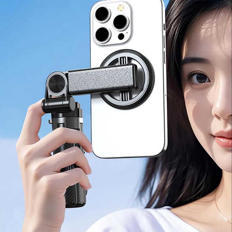 📱 LIMITED-TIME 50% OFF! ✨ Mini Magnetic Selfie Stick – Bluetooth Remote, 44cm Tripod, 360° 🔧