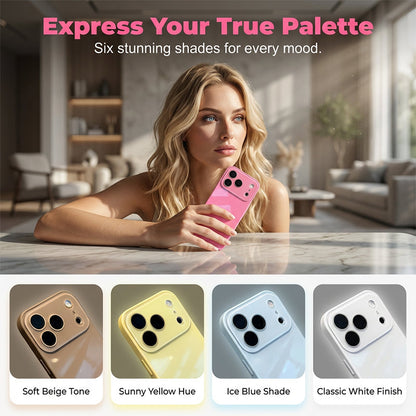 📢📢40% OFF !! ⏰ Simple & Elegant Full-Coverage Phone Case – Crystal Clear Glossy Finish – Slim Drop-Proof Protection – Anti-Yellowing Silicone Cover 🛡️