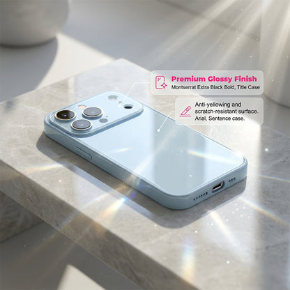 📢📢40% OFF !! ⏰ Simple & Elegant Full-Coverage Phone Case – Crystal Clear Glossy Finish – Slim Drop-Proof Protection – Anti-Yellowing Silicone Cover 🛡️