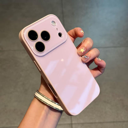 📢📢40% OFF !! ⏰ Simple & Elegant Full-Coverage Phone Case – Crystal Clear Glossy Finish – Slim Drop-Proof Protection – Anti-Yellowing Silicone Cover 🛡️
